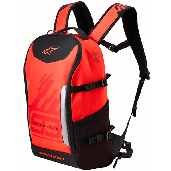 Раница Alpinestars MM93 AMP3 - Red Fluo Bright Red Black 17L