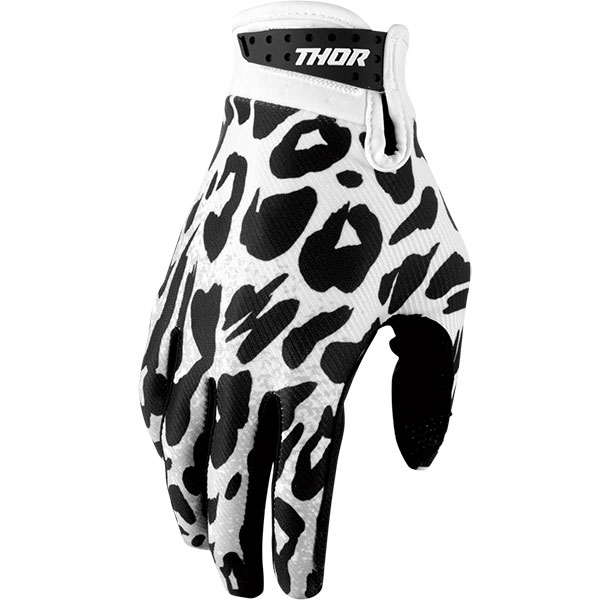 Mотокрос ръкавици Thor Launchmode Namir - White Black