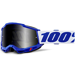 Очила за мотокрос 100% Accuri 2 Sand Blue с огледална тъмна плака