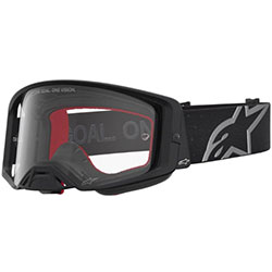 Очила за мотокрос Alpinestars Supertech Vesta Black Matte Silver - Clear