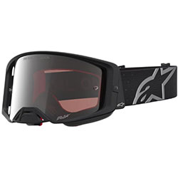 Очила за мотокрос Alpinestars Supertech Vesta Black Matte Silver - Silver Mirror
