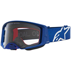 Очила за мотокрос Alpinestars Supertech Vesta Blithe Blue White - Clear