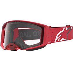 Очила за мотокрос Alpinestars Supertech Vesta Red Fluo Chrome - Clear
