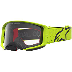Очила за мотокрос Alpinestars Supertech Vesta Yellow Fluo Black - Clear