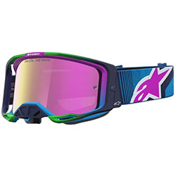 Очила за мотокрос Alpinestars Vision 8 Maven Blithe Blue Purple - Pink Mirror