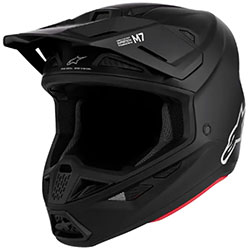 Kаска Alpinestars SM7 Solid - Black Matt ECE 22.06
