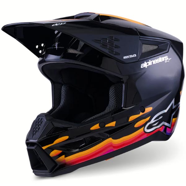 Kаска Alpinestars SM3 Force OCD - Black ECE 22.06