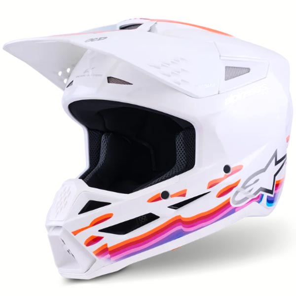 Kаска Alpinestars SM3 Force OCD - White ECE 22.06