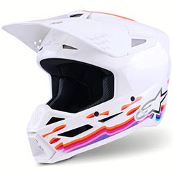 Kаска Alpinestars SM3 Force OCD - White ECE 22.06