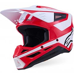 Kаска Alpinestars SM3 Heat - Red White Black ECE 22.06
