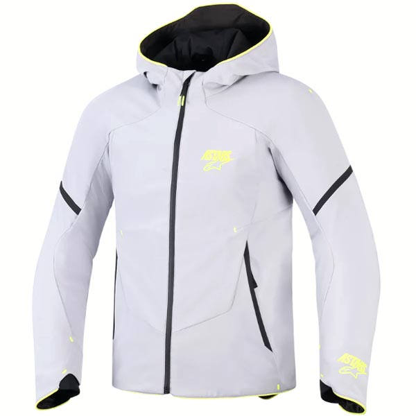 Яке Alpinestars Aeroshell WP - Mid Gray Yellow Fluo