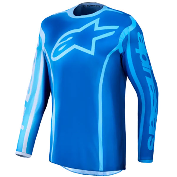 Мотокрос блуза Alpinestars Fluid Kepler - Ucla Blue Blithe Blue