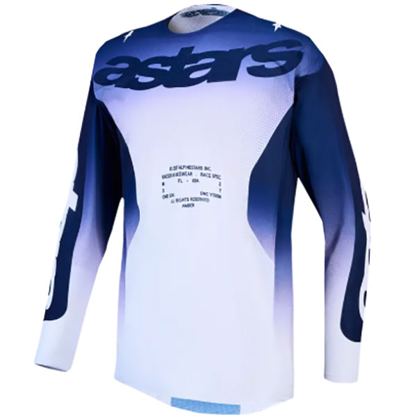 Мотокрос блуза Alpinestars Racer Air Amber - Blue Navy White
