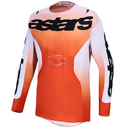 Мотокрос блуза Alpinestars Racer Amber - Cardinal Red Light Lilac Black