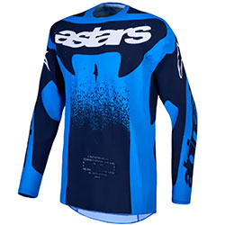 Мотокрос блуза Alpinestars Techstar Swan - Ucla Blue Deep Blue