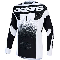 Мотокрос блуза Alpinestars Techstar Swan - White Black