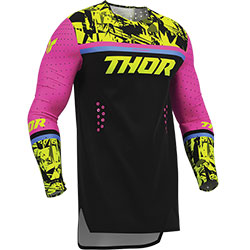 Mотокрос блуза Thor Sportmode Punkd - Black Fuchsia