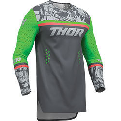 Mотокрос блуза Thor Sportmode Punkd - Charcoal Green