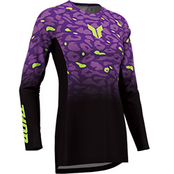 Дамскa мотокрос блуза Thor Launchmode Spotted - Black Purple