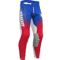 Mотокрос панталон Thor Launchmode Air Darkside - White Blue