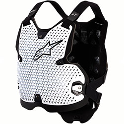 Нагръдник Alpinestars Bionic Action V2 - White Black