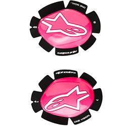 Слайдери за колена Alpinestars GP Plus - Pink Fluo White
