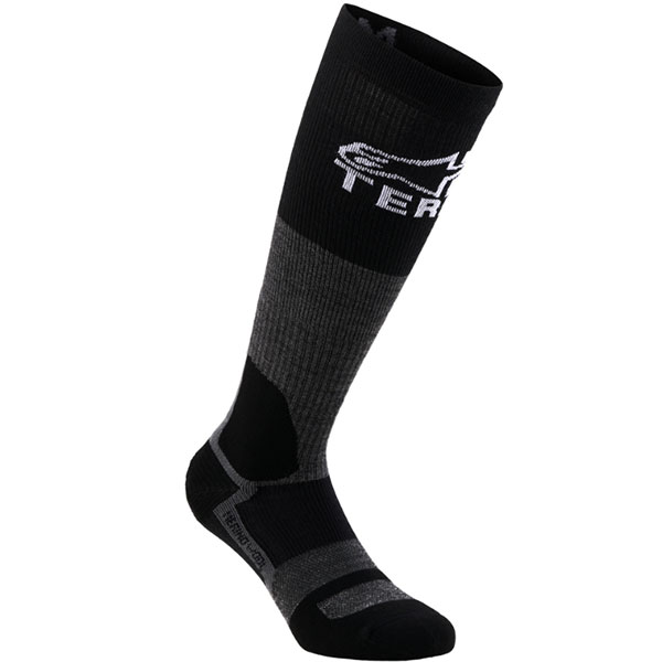 Чорапи Alpinestars AT-8 Merino Wool - Tar Gray Black